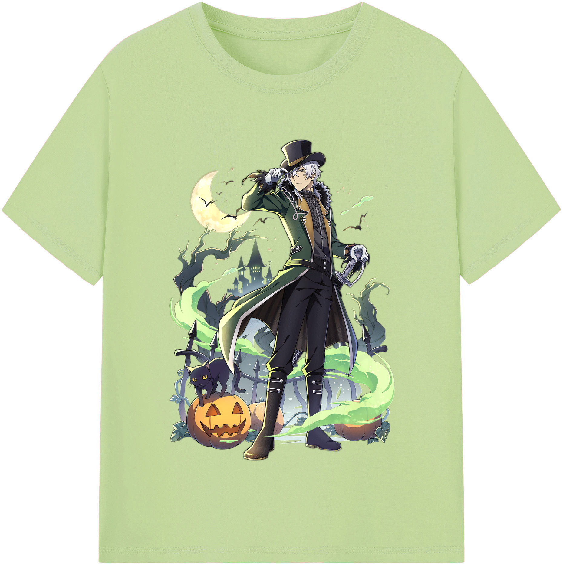 （画像用） 文豪ストレイドッグス Bungo Stray Dogs 綿100％半袖Tシャツ（フロントプリント）